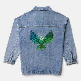 Wild Eagle vogel Denim Jas Jacket