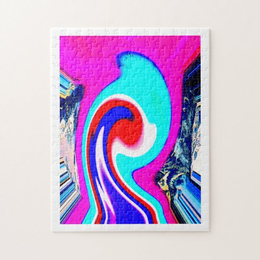 Wild Earth elementen kunst Legpuzzel (Verticaal)