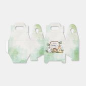 wild een 1e verjaardag oerwoud safari Verjaardagsf Bedankdoosjes (Uitgevouwen)