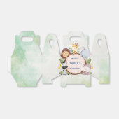 wild een 1e verjaardag oerwoud safari Verjaardagsf Bedankdoosjes (Uitgevouwen)