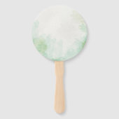 wild een 1e verjaardag oerwoud safari Verjaardagsf Handwaaier (Achterkant)