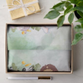 wild een 1e verjaardag oerwoud safari Verjaardagsf Tissuepapier (Geschenk)