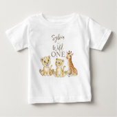 Wild een baby dieren gepersonaliseerde naam party (Voorkant)