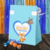 Wild Een Beer Sinaasappel & Blauw Treat Favor Boxe Bedankdoosjes