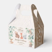 Wild een bos baby shower snoep gunst boxen bedankdoosjes (Voorkant Zijde)