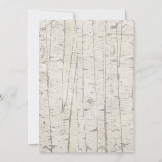 Wild Een bosdieren meisjes 1e verjaardagsfeest Kaart (Achterkant)