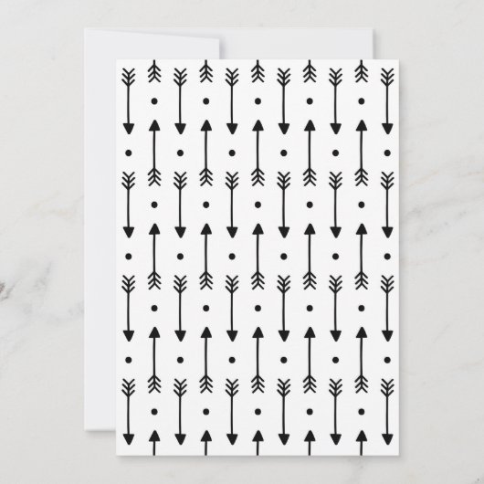 Wild Eén dag uitnodiging Modern Wild Eén partij (Achterkant)