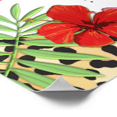 Wild één dier afdrukken 1e verjaardag poster (Hoek)