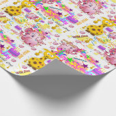 Wild Een Eerste Verjaardagscadeau Wrapping Papier (Hoek)