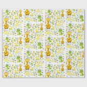 Wild Een Eerste Verjaardagscadeau Wrapping Papier (Vlak)