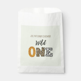 Wild een groen baby shower Favor Bag Bedankzakje