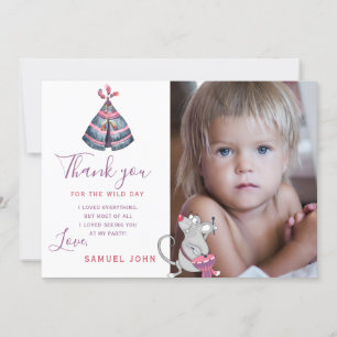 Wild Een jongen eerste verjaardag grappige foto da Kaart