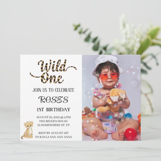 WILD EEN KAART (Staand voorkant)