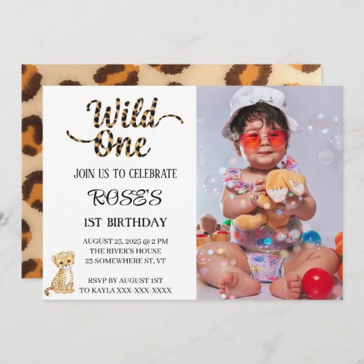 WILD EEN KAART (Voorkant / Achterkant)