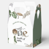 Wild Een Moderne Geslacht Neutraal 1e Verjaardag Bedankdoosjes (Geopend)