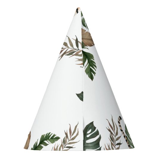 Wild Een Moderne Geslacht Neutraal 1e Verjaardag Feesthoedjes (Achterkant)