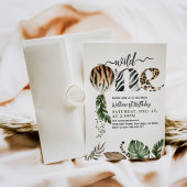 Wild Een Moderne Geslacht Neutraal 1e Verjaardag Kaart