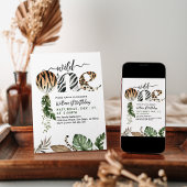 Wild Een Moderne Geslacht Neutraal 1e Verjaardag Kaart