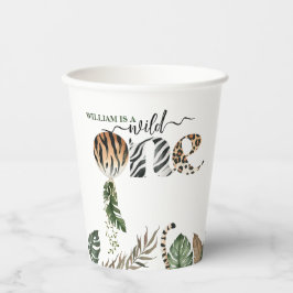 Wild Een Moderne Geslacht Neutraal 1e Verjaardag Papieren Bekers