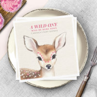 Wild Een Roze Gevlekt Fawn Herten Baby shower