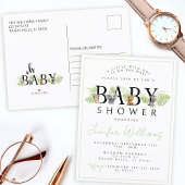 Wild een Safari baby shower uitnodiging briefkaart
