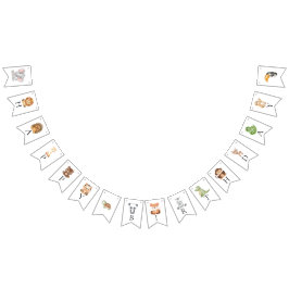 Wild een safari thema eerste verjaardag vlaggetjes