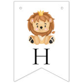 Wild een safari thema eerste verjaardag vlaggetjes (Tweede vlag)