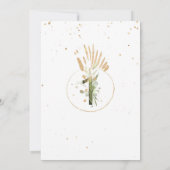 Wild een safari verjaardagsuitnodiging kaart (Achterkant)