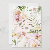 Wild een safari verjaardagsuitnodiging kaart (Achterkant)