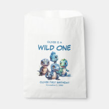 Wild Een Schattigee Dinosaurus Eerste Verjaardagsf