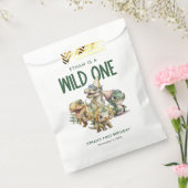 Wild Een Schattigee Dinosaurus Eerste Verjaardagsf Bedankzakje (Gezegeld)