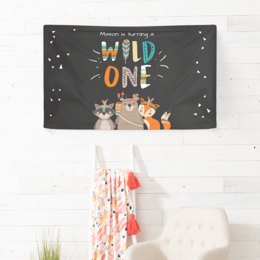 Wild een tafel achtergrond banner Tribal Woodland (Insitu)