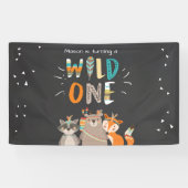 Wild een tafel achtergrond banner Tribal Woodland (Horizontaal)