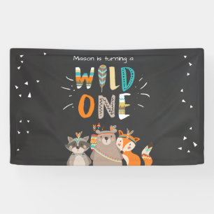 Wild een tafel achtergrond banner Tribal Woodland