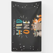 Wild een tafel achtergrond banner Tribal Woodland (Verticaal)