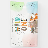 Wild een tafel achtergrond banner Tribal Woodland (Verticaal)