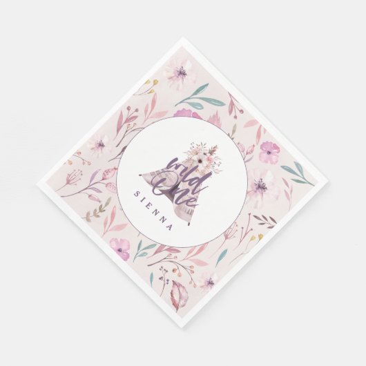 Wild een tipi verjaardagsfeestje servetten (Hoek)