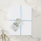 Wild Een Verjaardag Groen Goud Party Parade Cadeaulabel (Met Touw)