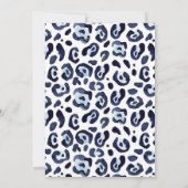 Wild Een Verjaardag Uitnodiging Party Dieren (Achterkant)