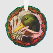 Wild-Eend Kop Ornament (voorkant)