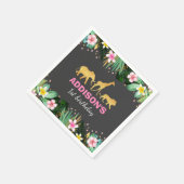 Wild Eentje Oerwoud Dieren Napkin Servet (Hoek)