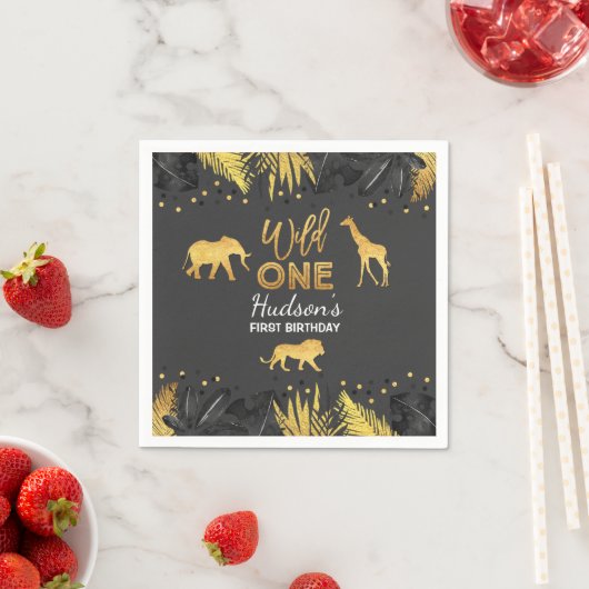 Wild Eentje Oerwoud Dieren Napkin Servet (Insitu)