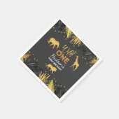 Wild Eentje Oerwoud Dieren Napkin Servet (Hoek)