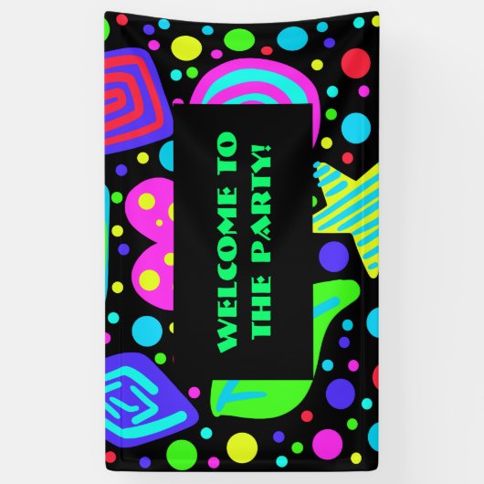 Wild Eighties Party Spandoek (Verticaal)