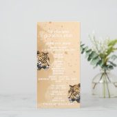 Wild Elegance: De Uitnodiging van het Luipaard (Staand voorkant)