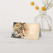 Wild Elegance: De Uitnodiging van het Luipaard (Achterkant)