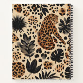 Wild Elegance Leopard Skin Notitieboek (Achterkant)