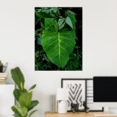 Wild Elephant Ear Poster (Thuiskantoor)