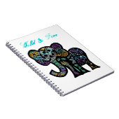 Wild Elephant-laptop Notitieboek (Rechterzijde)
