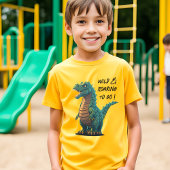 Wild en Brullend om te Gaan T-Rex T-shirt